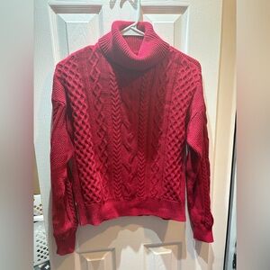 Gap Red Turtleneck Sweater